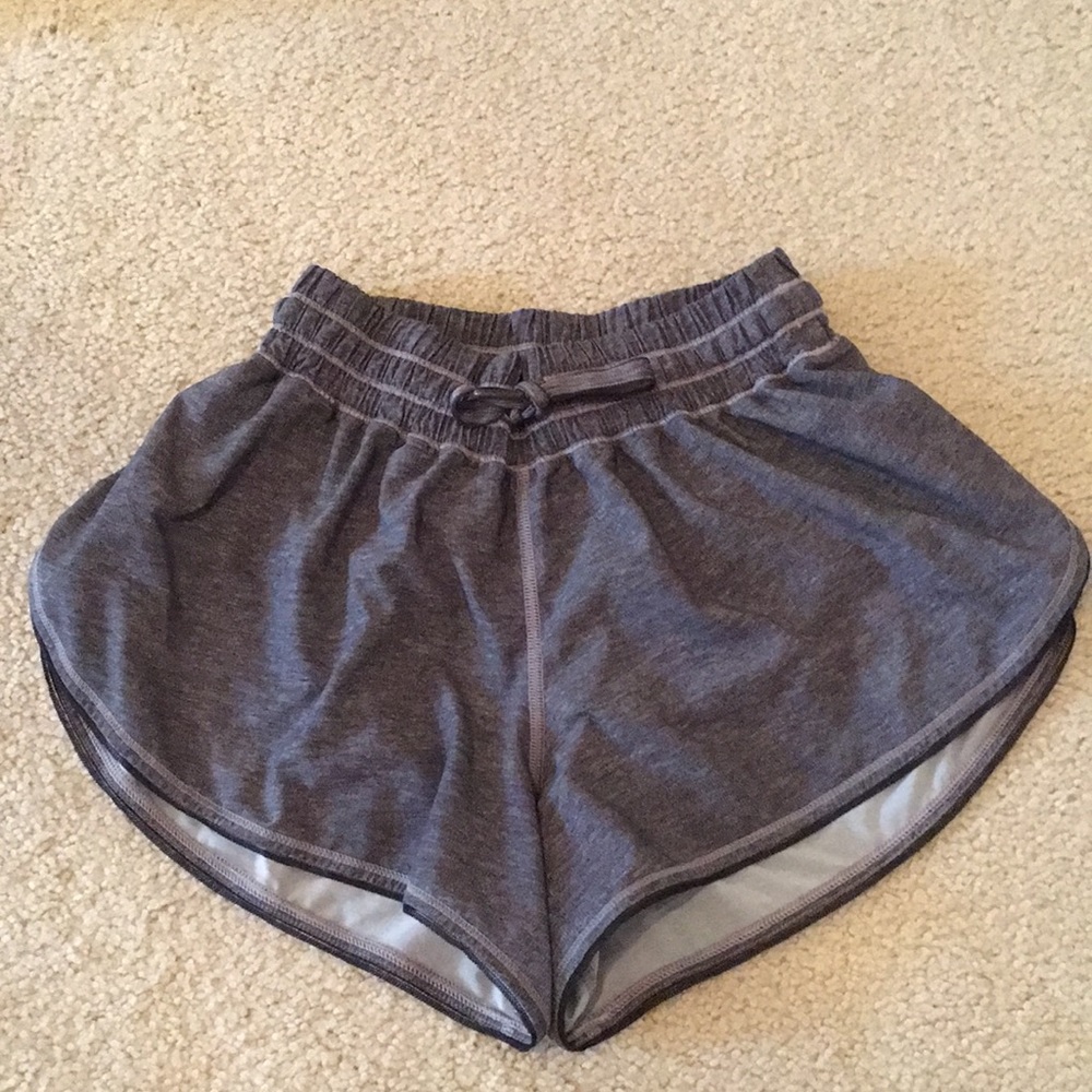 Gray Lululemon Tracker Shorts